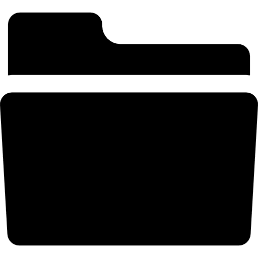 Open folder file storage office material file icon