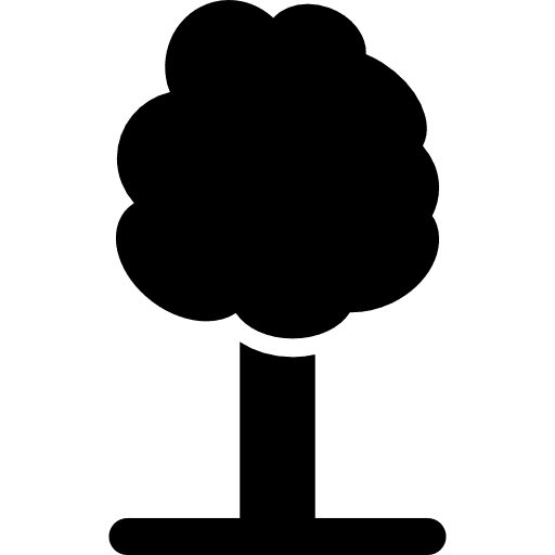 Yard tree garden woods trees icon