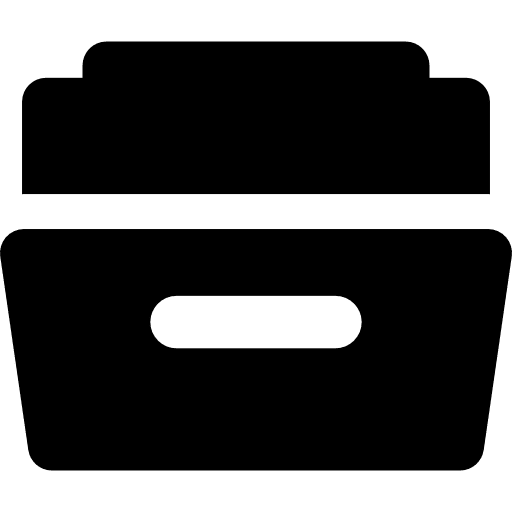 Big open folder documents interface archives icon