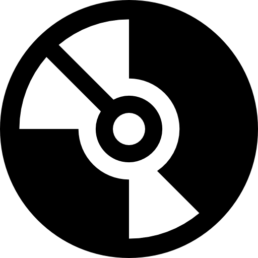 Big dvd movie compact disc video player icon