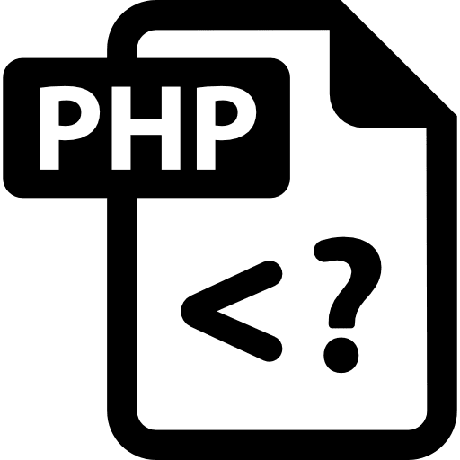 Php file interface php documents icon