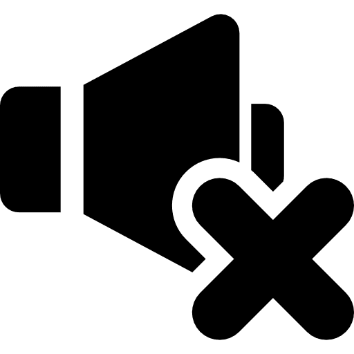 Speaker mute volume adjustment loudspeaker sound icon