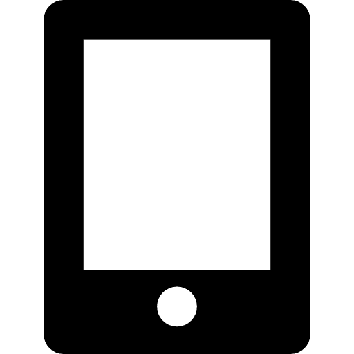 Big tablet technological touch screen technology icon