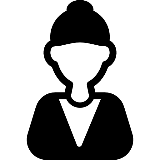 Business woman people avatar femenine icon