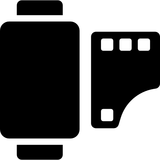 Photo film technology photo camera photography icon