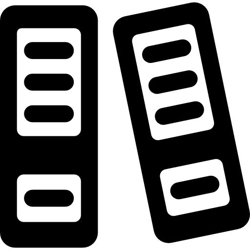 Two archives ebook books education icon