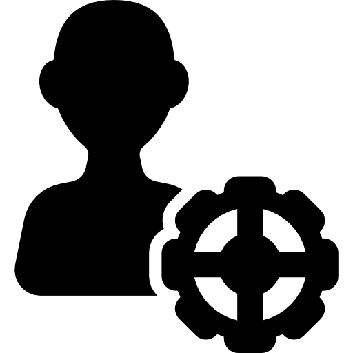 User settings people options setup icon