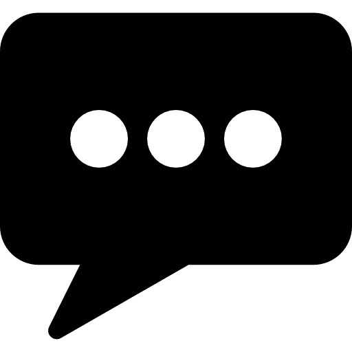 Message bubble interface chatting messages icon