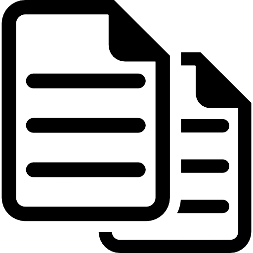 Copy documents archive text lines text file icon