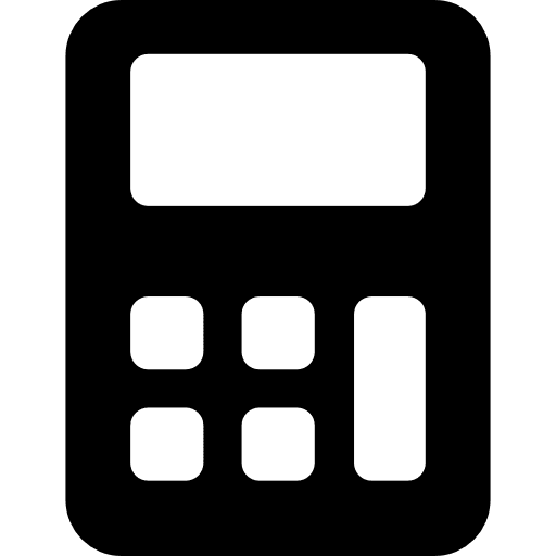 Big calculator calculating maths mathematical icon