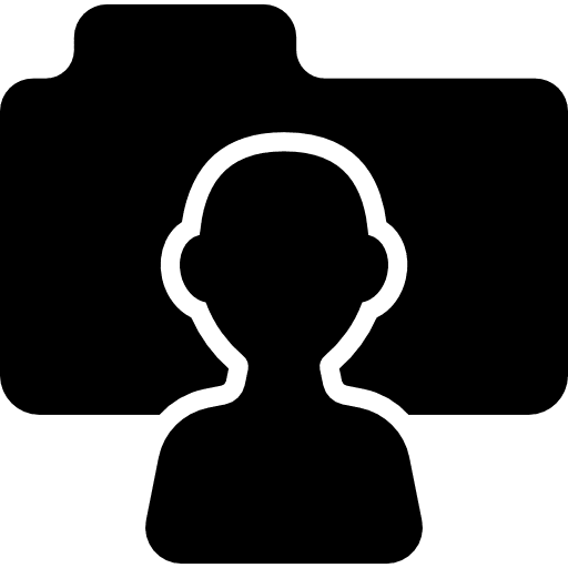 User folder storage device people profile icon