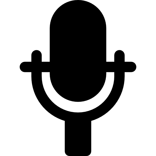 Voice recording radio voice recorder singer icon