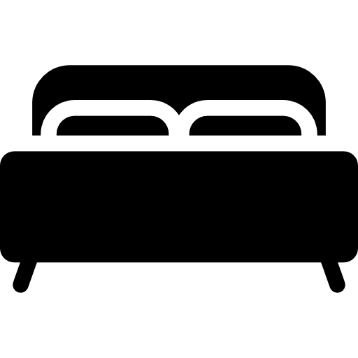Bed hotel mattress rest icon
