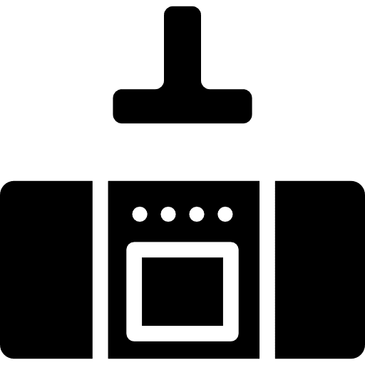 Kitchen furniture extractor sink house icon