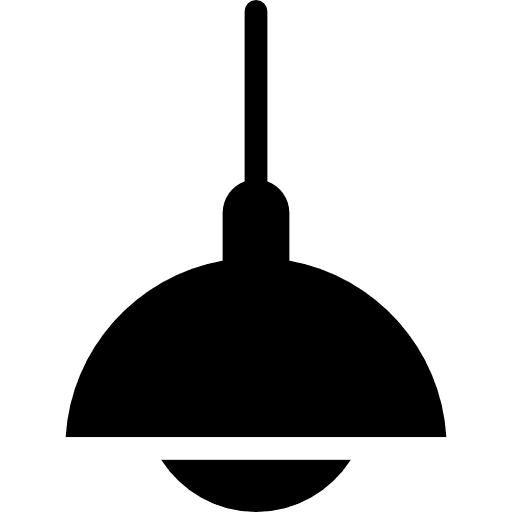 Lamp furniture light lamp icon