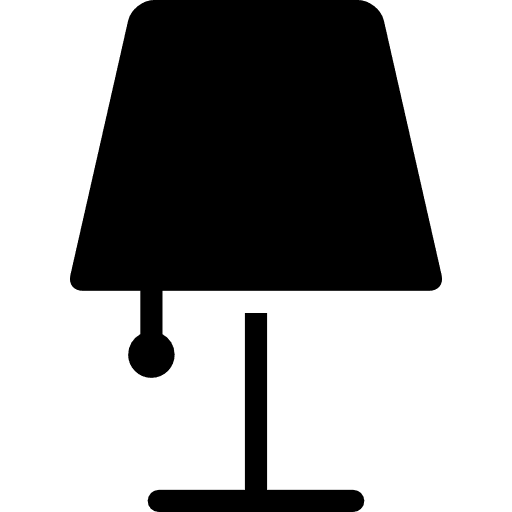 Lamp home light furniture icon