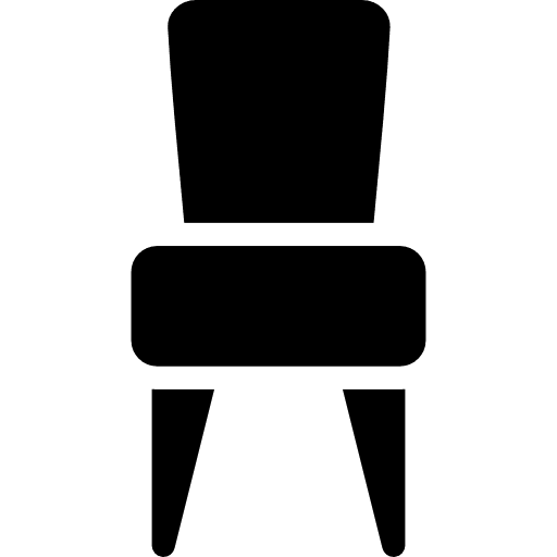 Chair decoration house home icon