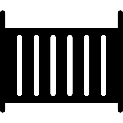 Crib baby furniture cradle icon