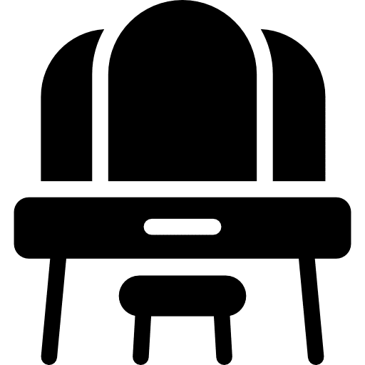 Dresser bedroom mirror furniture icon