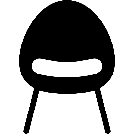 Chair livingroom decoration home icon