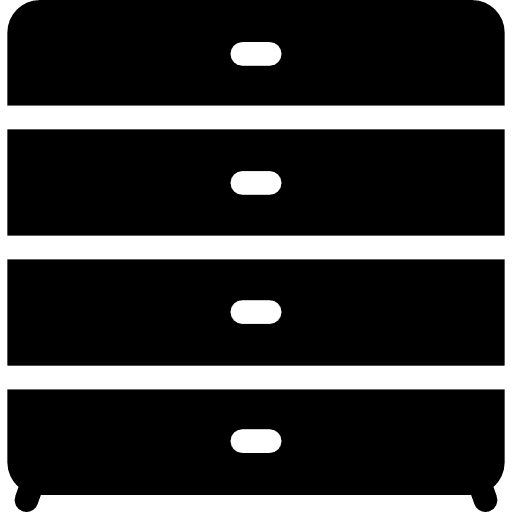 Dresser cupboard furniture bedroom icon