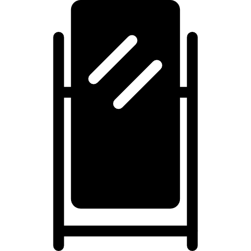 Mirror home reflection furniture icon