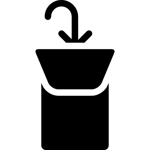 Sink restroom water bathroom icon