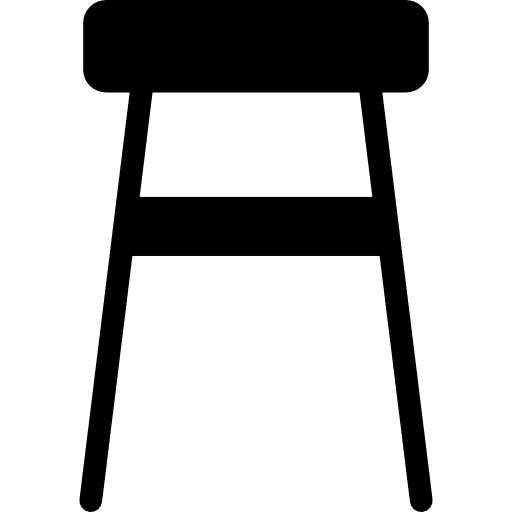 Stool home chair seat icon