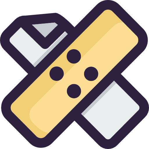 Band aid health care healthcare and medical band aid icon