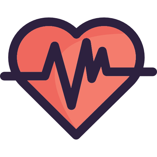 Cardiogram heart rate pulse cardiogram icon