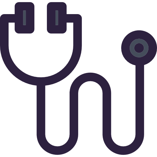 Stethoscope healthcare and medical doctor health icon