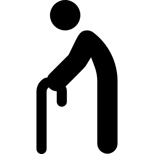 Walking stick walking stick help aged icon