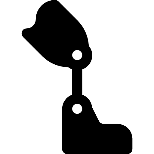 Prosthesis handicap medical healthcare and medical icon