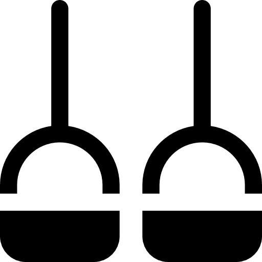 Rubber sports gym weight icon