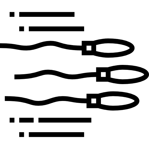 Spermatozoon medical fertility masculine icon