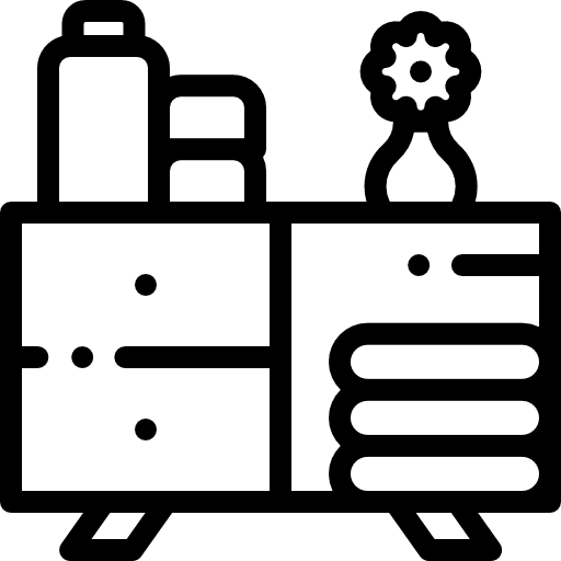 Cupboard furniture bedroom drawer icon