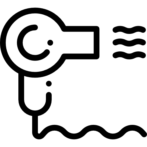 Hairdryer hairdryer beauty accesory icon