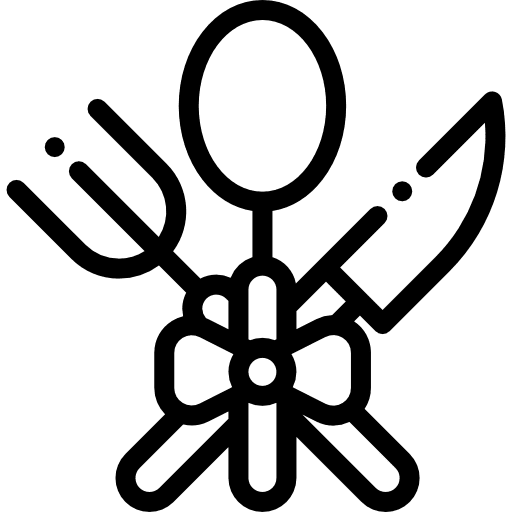 Cutlery tools and utensils food and restaurant fork icon