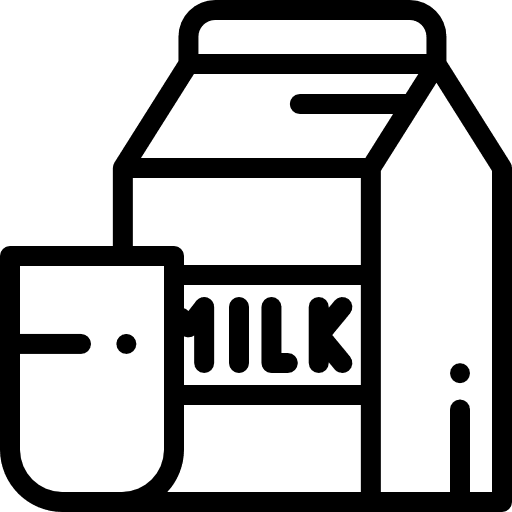 Milk food food and restaurant milk icon