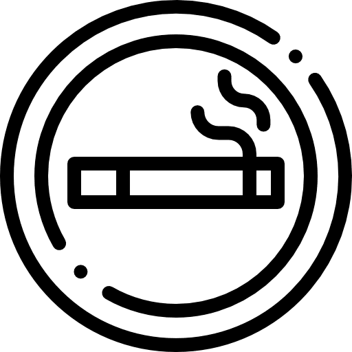 Smoking cigar medical tobacco icon