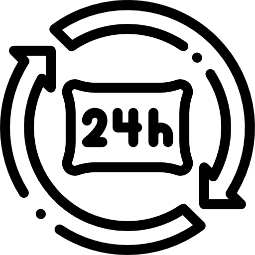 24 hours logistics delivery holidays delivery icon