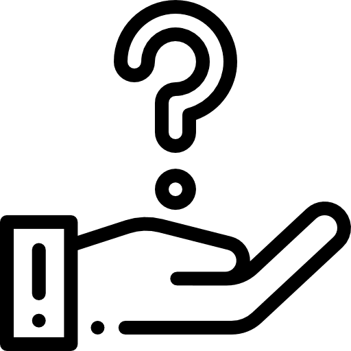 Question interface question mark help icon