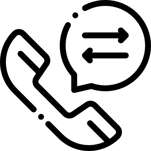 Phone call technology telephone call speech bubble icon