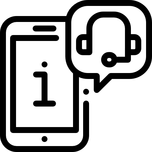 Smartphone communications telemarketing cellphone icon