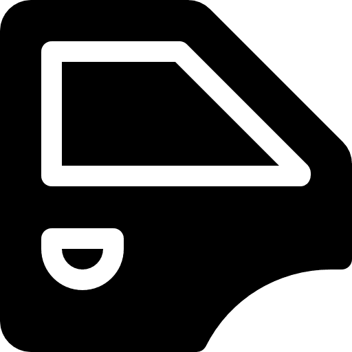 Car door open door electronics window icon