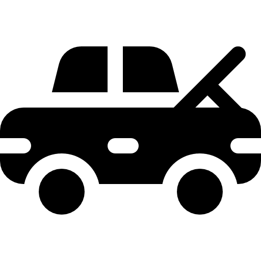 Damage transportation motor damage icon