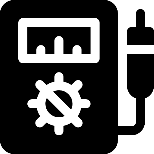 Voltmeter transportation tools and utensils technology icon