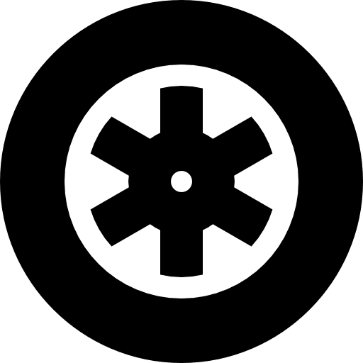 Wheels transport transportation tire icon