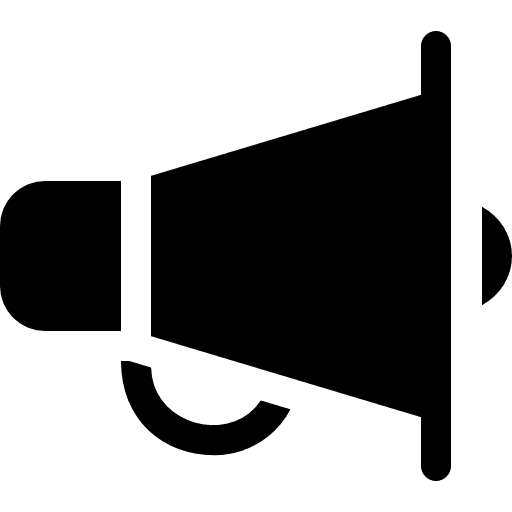 Marketing marketing announcer hand icon