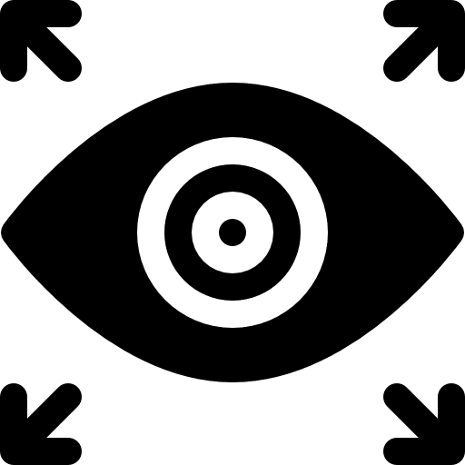 Vision expansive look edit tools icon